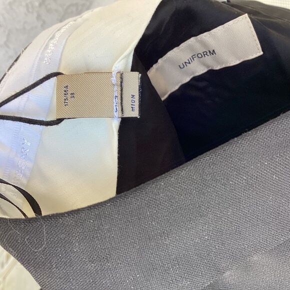 Burberry Tuxedo Striped Uniform Mohair/ Wool Ankle Slacks - Black - Sz 38/ US 4 - Picture 3 of 8